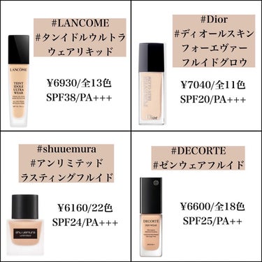 アンリミテッド ラスティング フルイド/shu uemura/リキッドファンデーションを使ったクチコミ（2枚目）