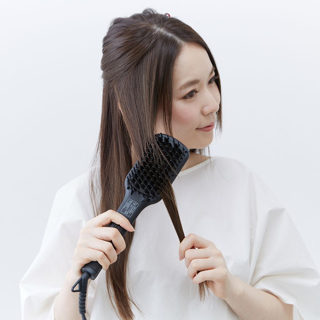 SALONIA ストレートヒートブラシ/SALONIA/ヒートブラシを使ったクチコミ（2枚目）