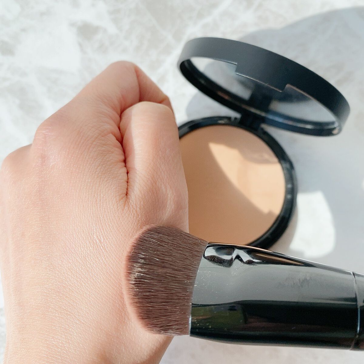 ベアプロ 16HR パウダー ファンデーション/bareMinerals/パウダーファンデーションを使ったクチコミ(5枚目)