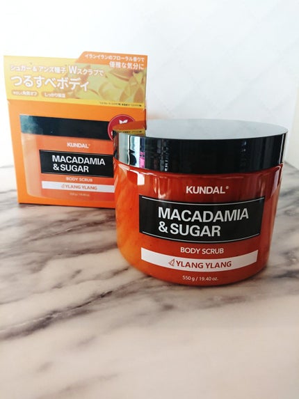 シュガーボディスクラブ クリーンソープ/KUNDAL/ボディスクラブを使ったクチコミ(1枚目)