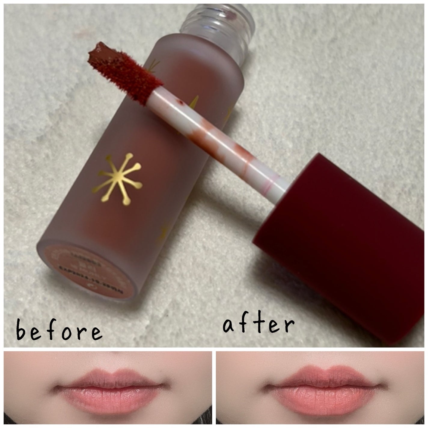 タトゥーベルベットティント/フォレンコス/リップティントを使ったクチコミ(3枚目)