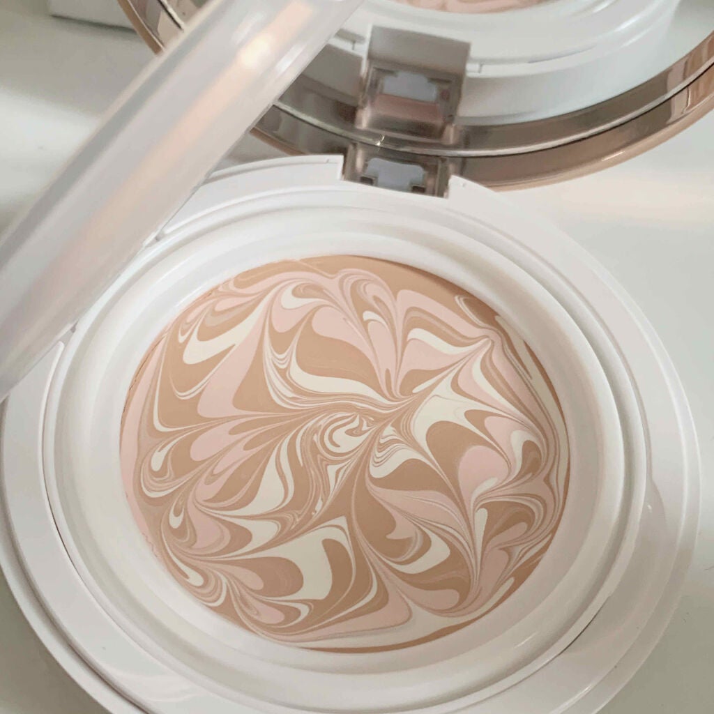 タン クラリフィック マーブル コンパクト/LANCOME/クリーム・エマルジョンファンデーションを使ったクチコミ(2枚目)