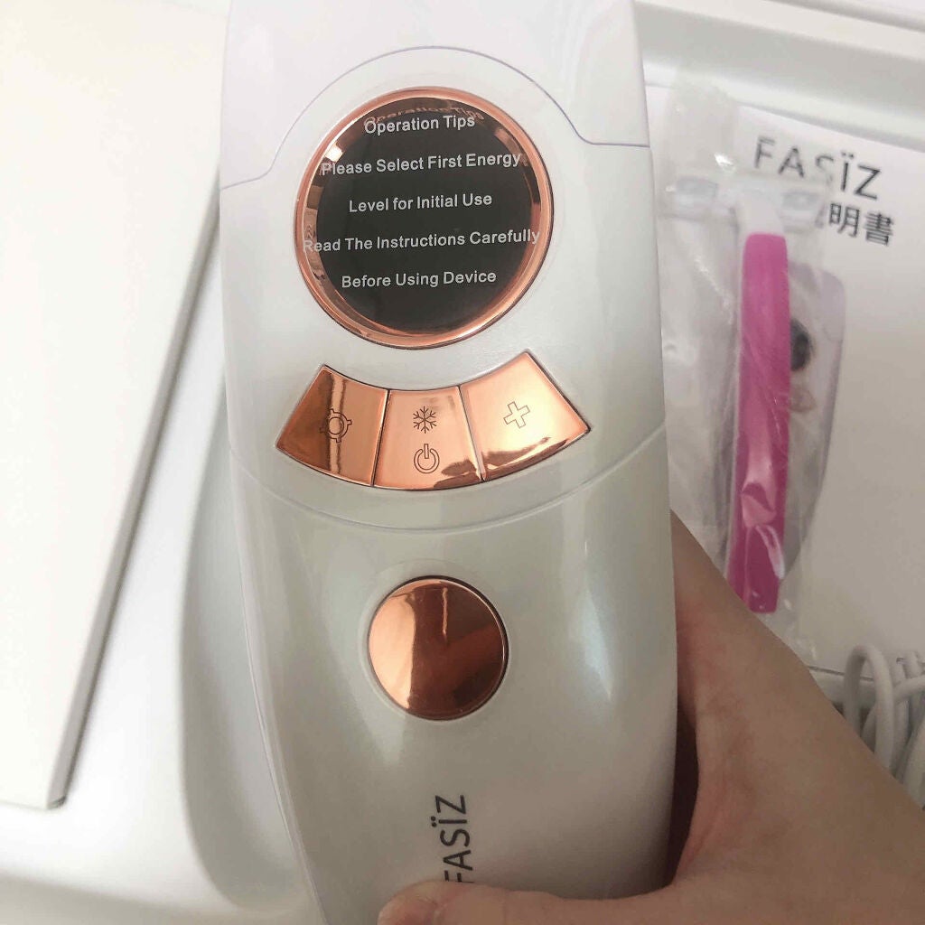 FASIZ607C IPL光脱毛器/FASIZ/家庭用脱毛器を使ったクチコミ（3枚目）