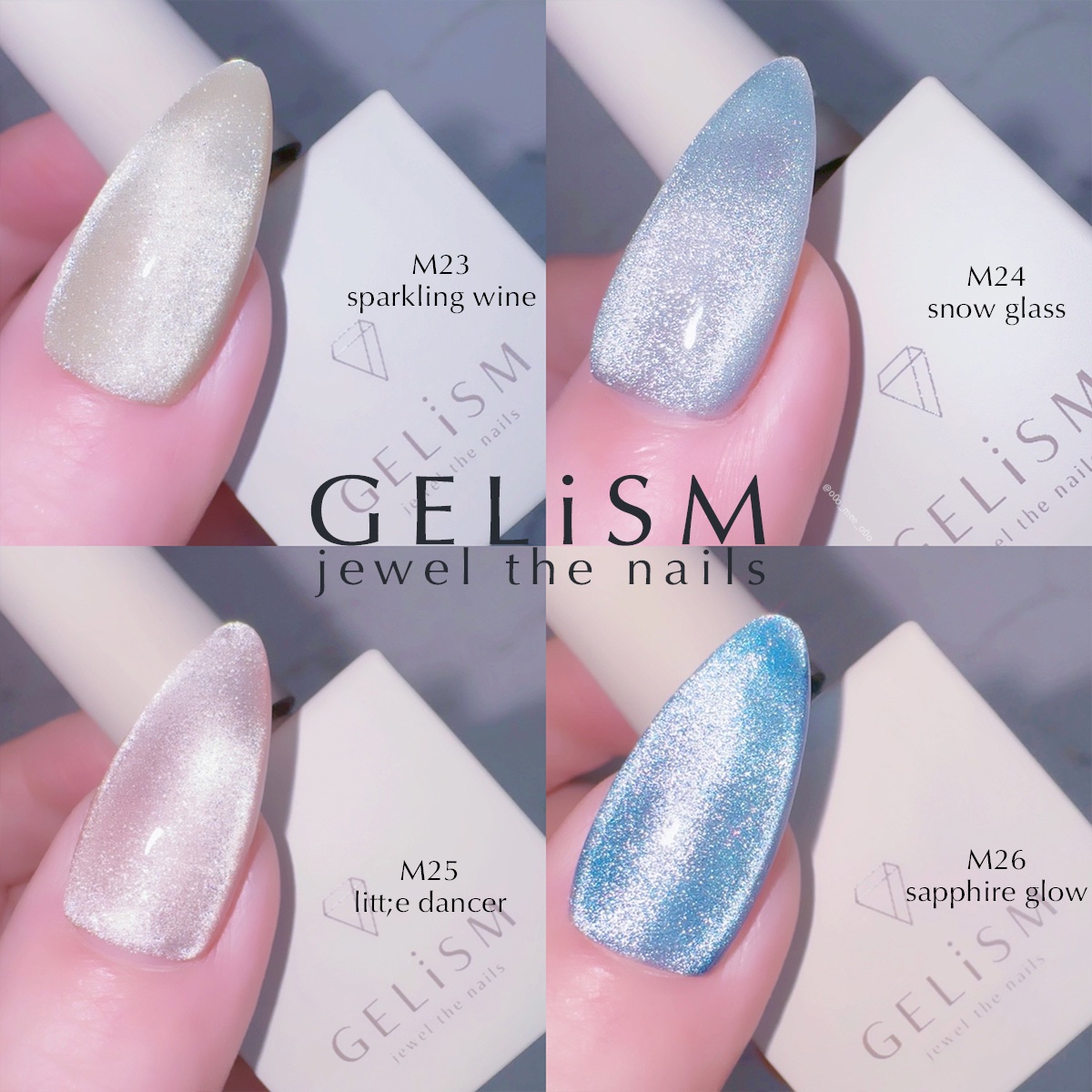 GELiSM (ジェリズム) M26 sapphire glow/D-UP/ジェルネイルを使ったクチコミ（1枚目）