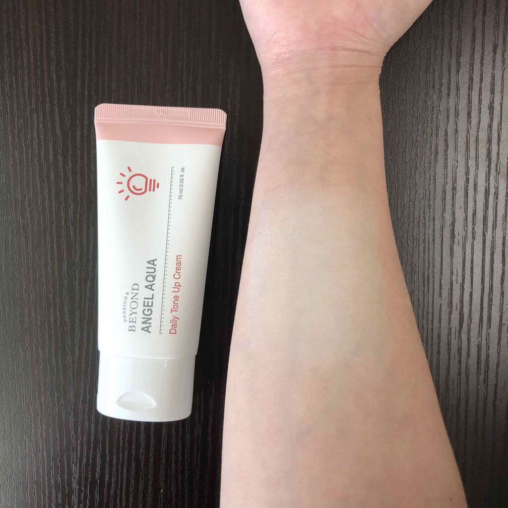 デイリートーンアップクリーム/BEYOND ANGEL AQUA/化粧下地を使ったクチコミ(2枚目)
