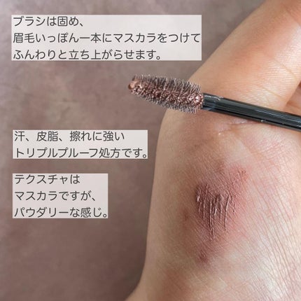 ニュアンスオン3Dアイブロウマスカラ/BLEND BERRY/眉マスカラを使ったクチコミ(3枚目)