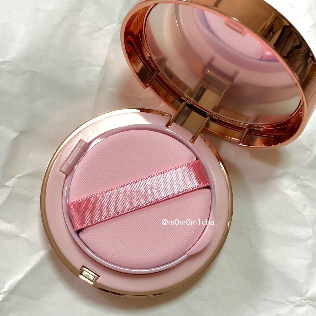 ピンクティーツリーカバークッション/APLIN/クッションファンデーションを使ったクチコミ(3枚目)