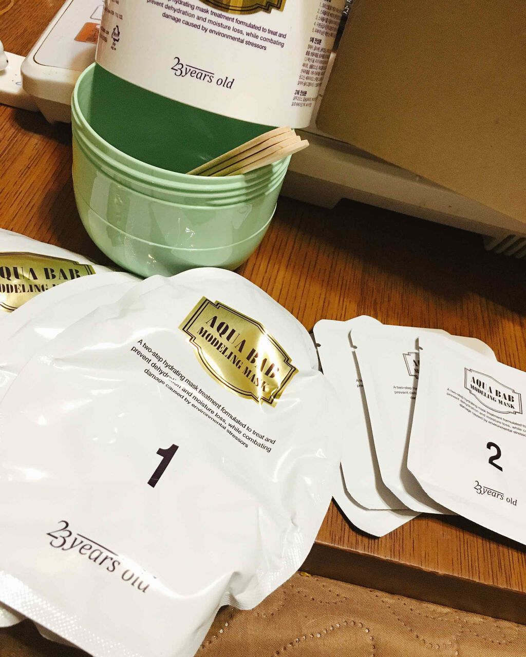 アクアバムモデリングマスク/23years old/洗い流すパック・マスクを使ったクチコミ(1枚目)