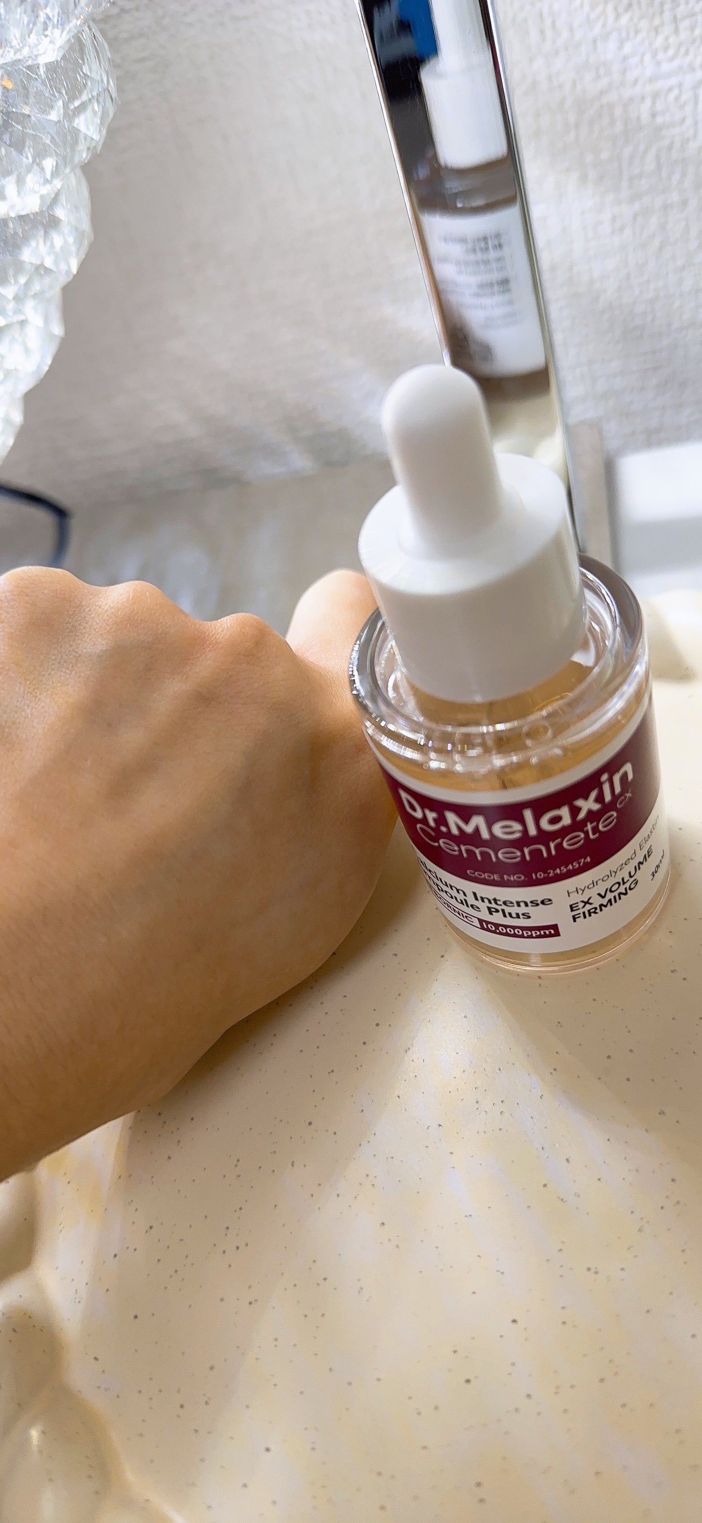 Cemenrete Calcium Intense Ampoule/Dr.Melaxin/美容液を使ったクチコミ(3枚目)