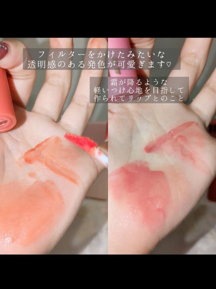 フォギーブラーティント/HOLIKA HOLIKA/リップティントを使ったクチコミ(3枚目)