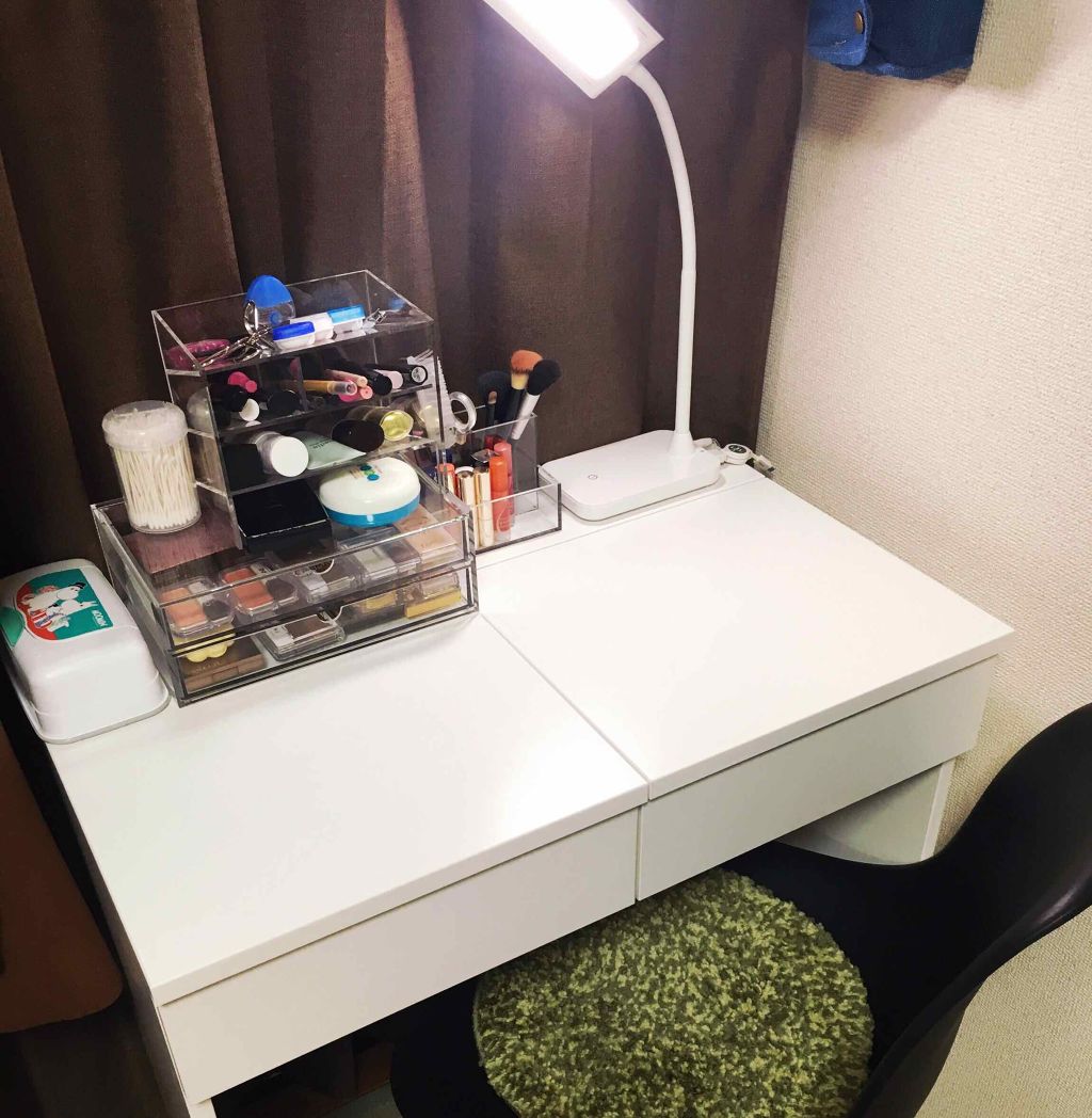 重なるアクリルケース2段引出・大/無印良品/その他化粧小物を使ったクチコミ(2枚目)