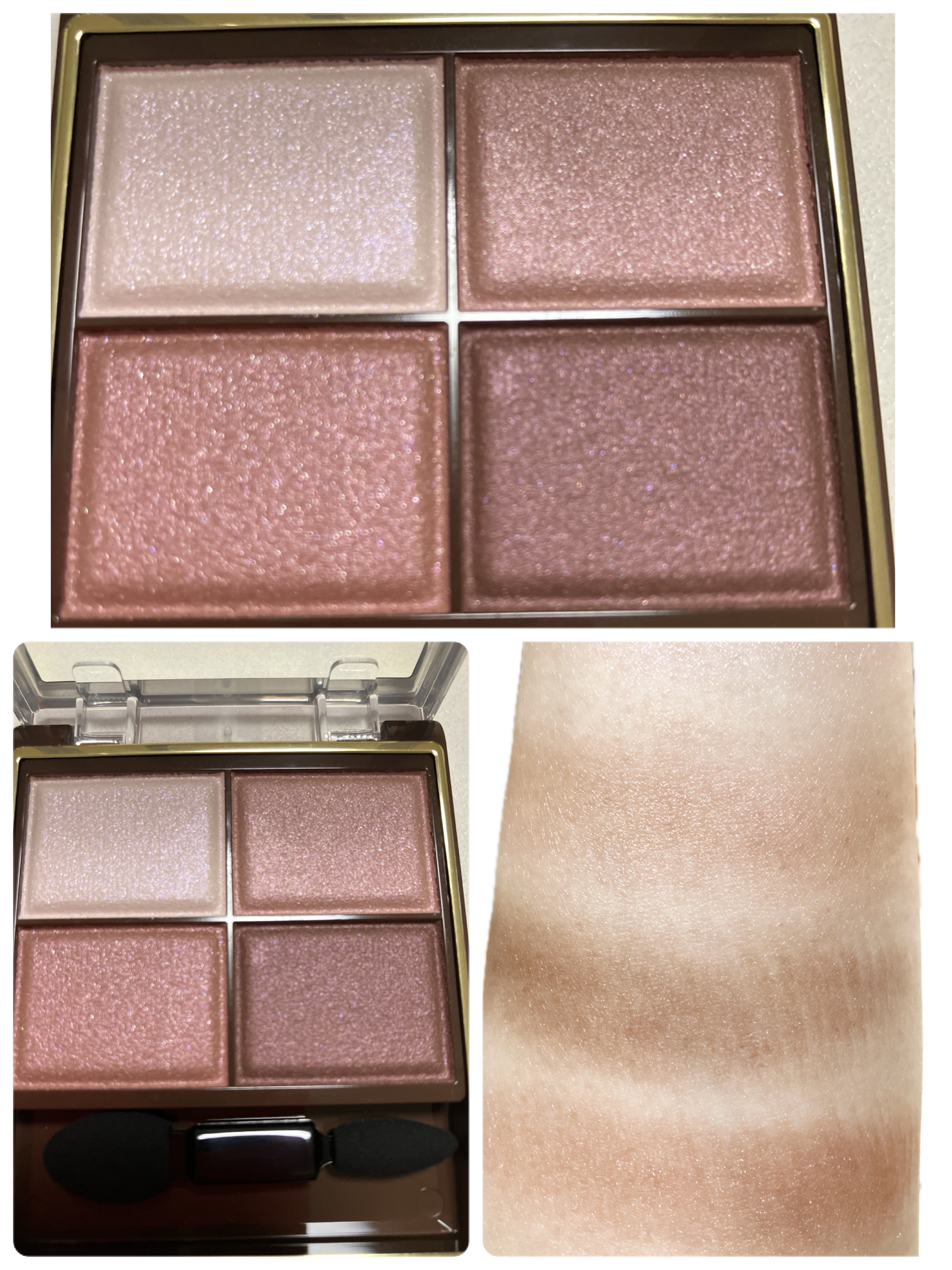 スキニーリッチシャドウ/excel/アイシャドウパレットを使ったクチコミ（2枚目）