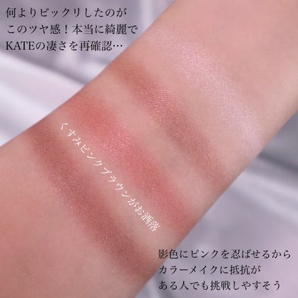 デザイニングブラウンアイズ/KATE/アイシャドウパレットを使ったクチコミ(4枚目)