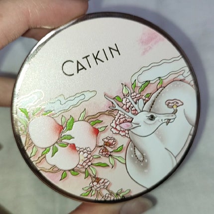 ブロッサムエアークッションBBクリーム/CATKIN/クッションファンデーションを使ったクチコミ(2枚目)