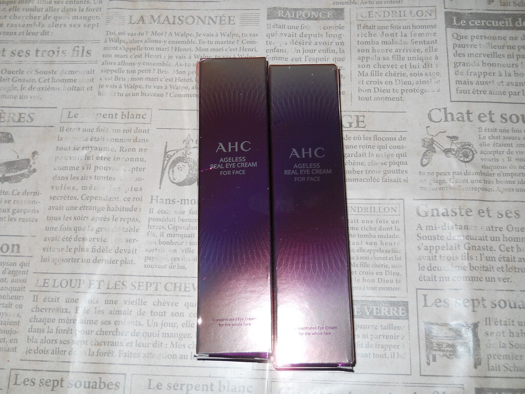 エイジレス リアル アイクリーム フォーフェイス/AHC/アイケア・アイクリームを使ったクチコミ（1枚目）