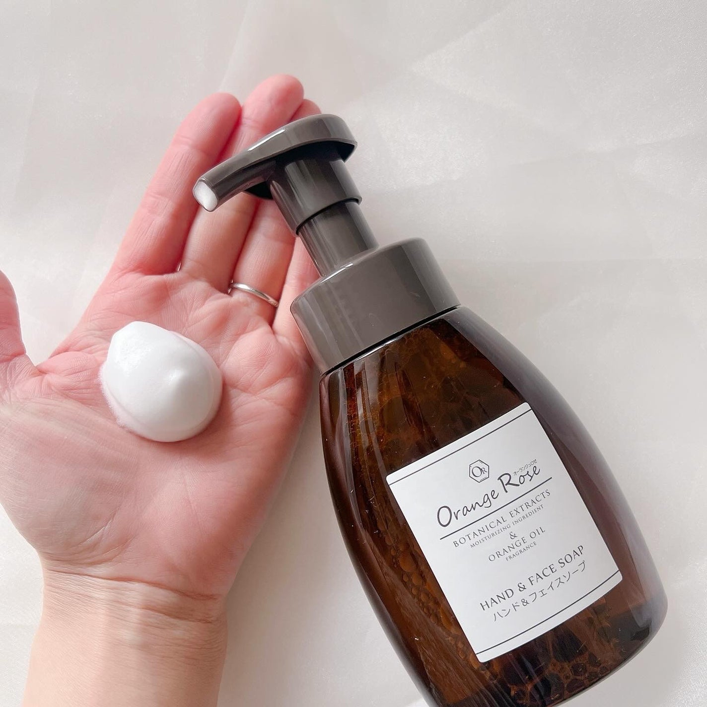 Orange Rose ハンド&フェイスソープ/JTB商事/ハンドソープを使ったクチコミ(5枚目)