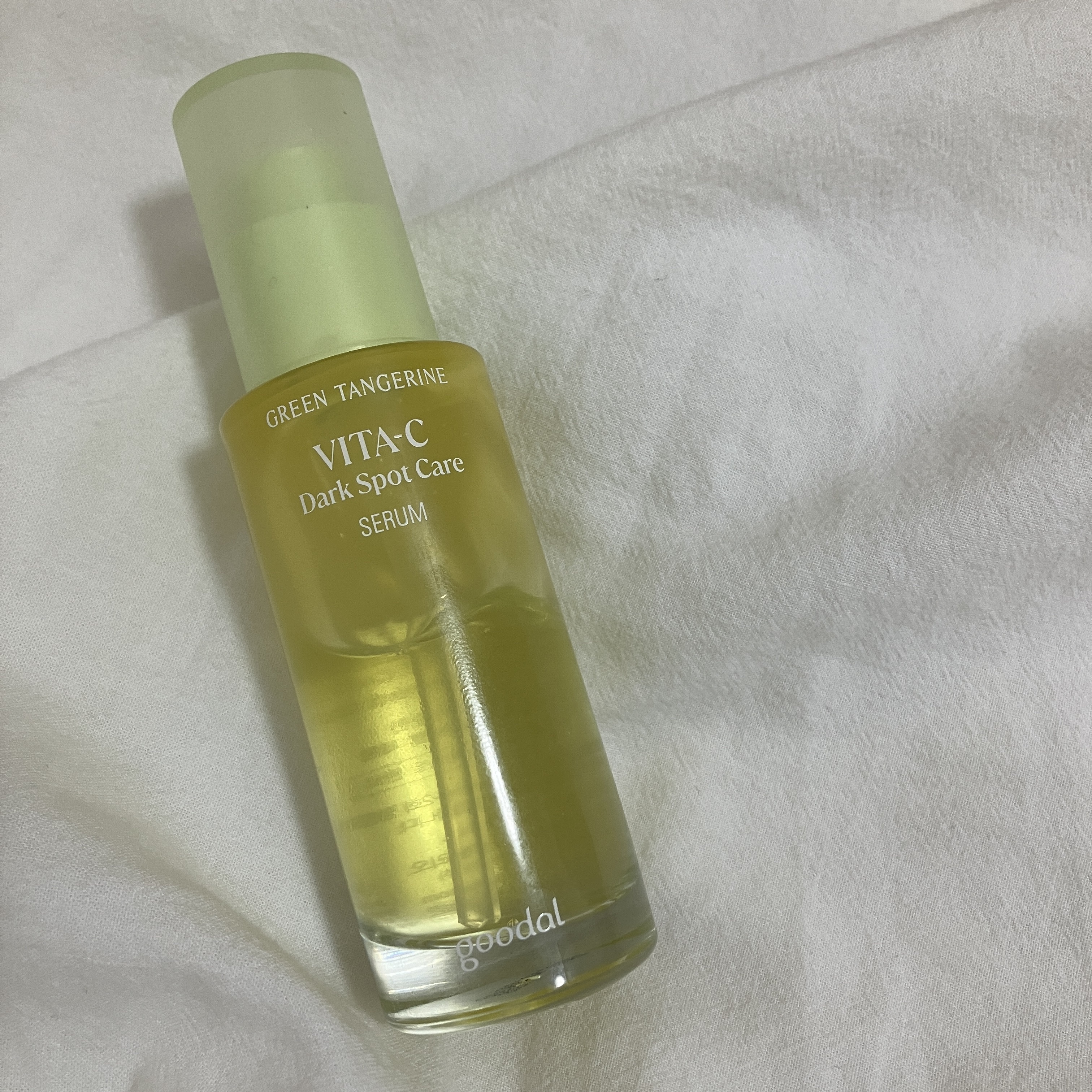 グリーンタンジェリン ビタC ダークスポットケアセラム/goodal/美容液を使ったクチコミ（1枚目）