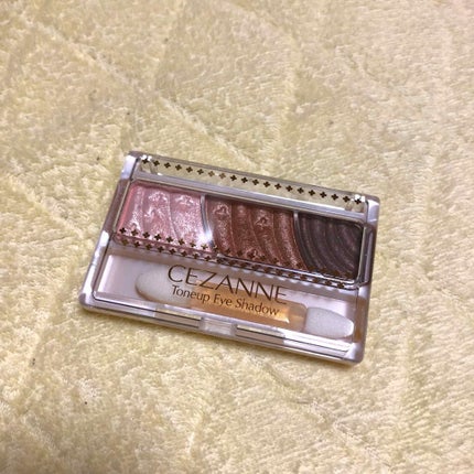トーンアップアイシャドウ/CEZANNE/アイシャドウパレットを使ったクチコミ(1枚目)