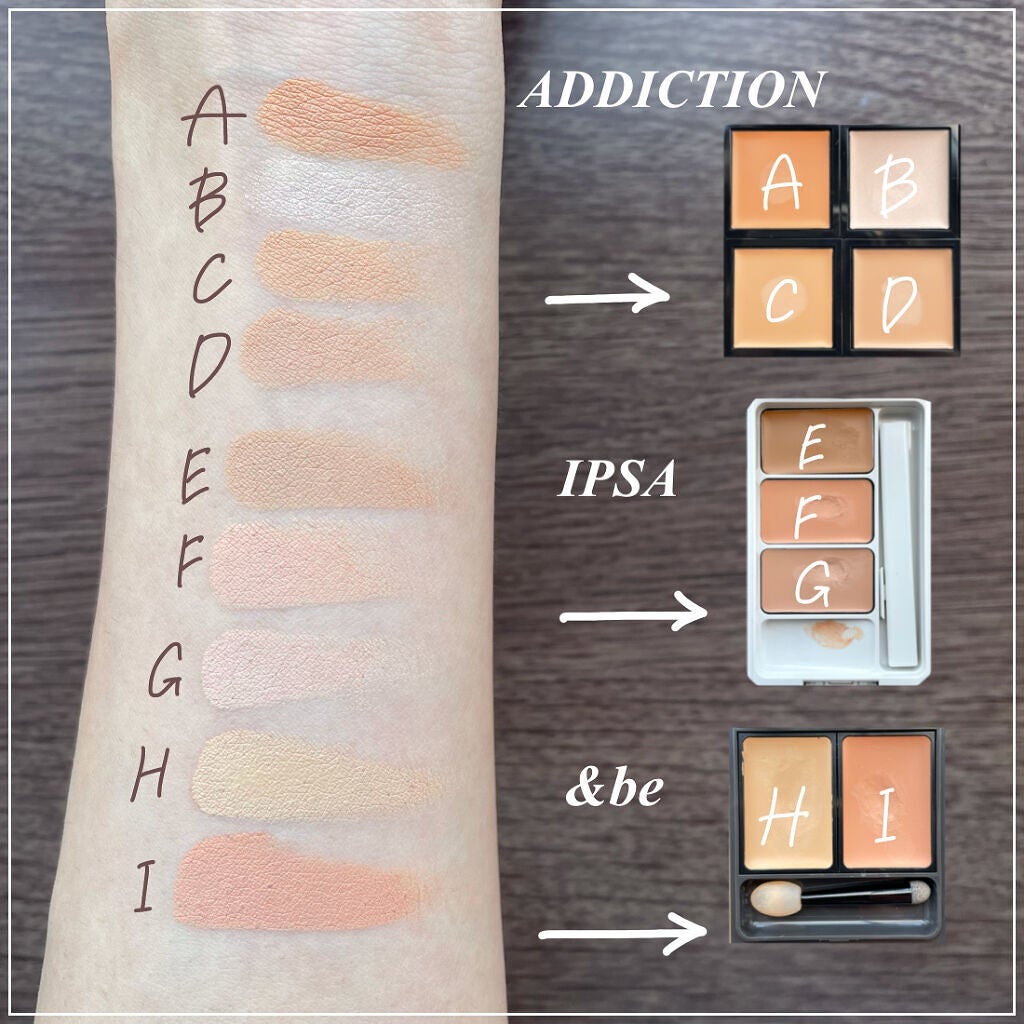 クリエイティブコンシーラーe/IPSA/パレットコンシーラーを使ったクチコミ(4枚目)