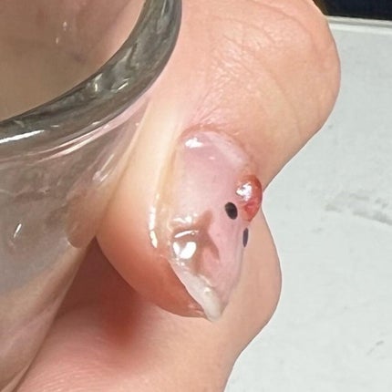 ジェルネイル(ライト対応)/セリア/ジェルネイルを使ったクチコミ(3枚目)