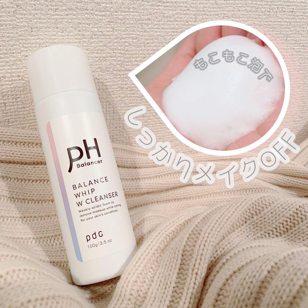 ピーエイチバランサー BホイップWクレンザー/pdc/泡洗顔を使ったクチコミ(1枚目)