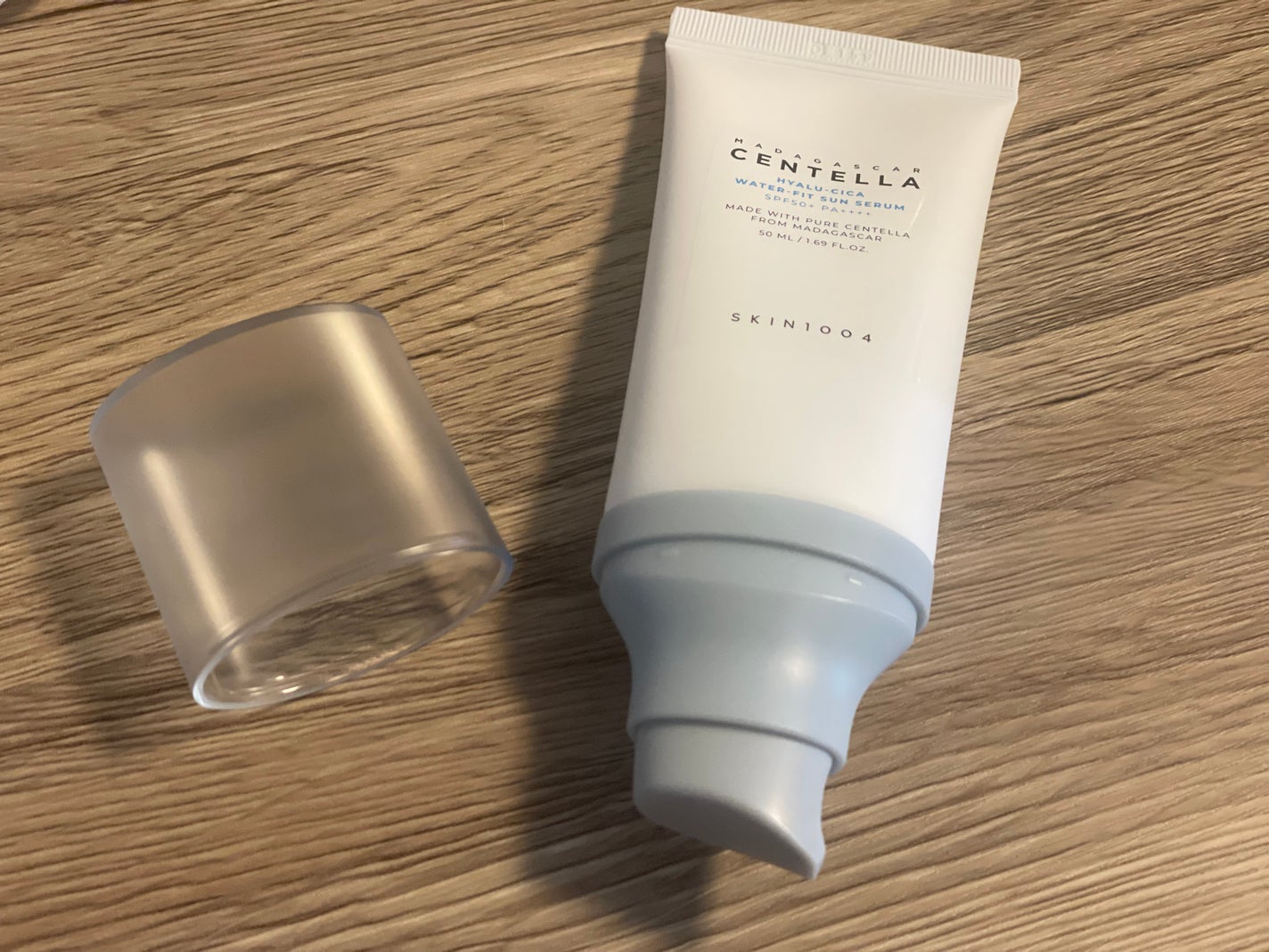 ヒアルーシカ ウォーターフィット サンセラム/SKIN1004/日焼け止めローションを使ったクチコミ(2枚目)