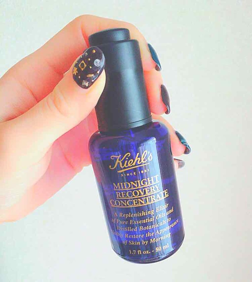 キールズ ミッドナイトボタニカル コンセントレート/Kiehl's/フェイスオイルを使ったクチコミ（1枚目）