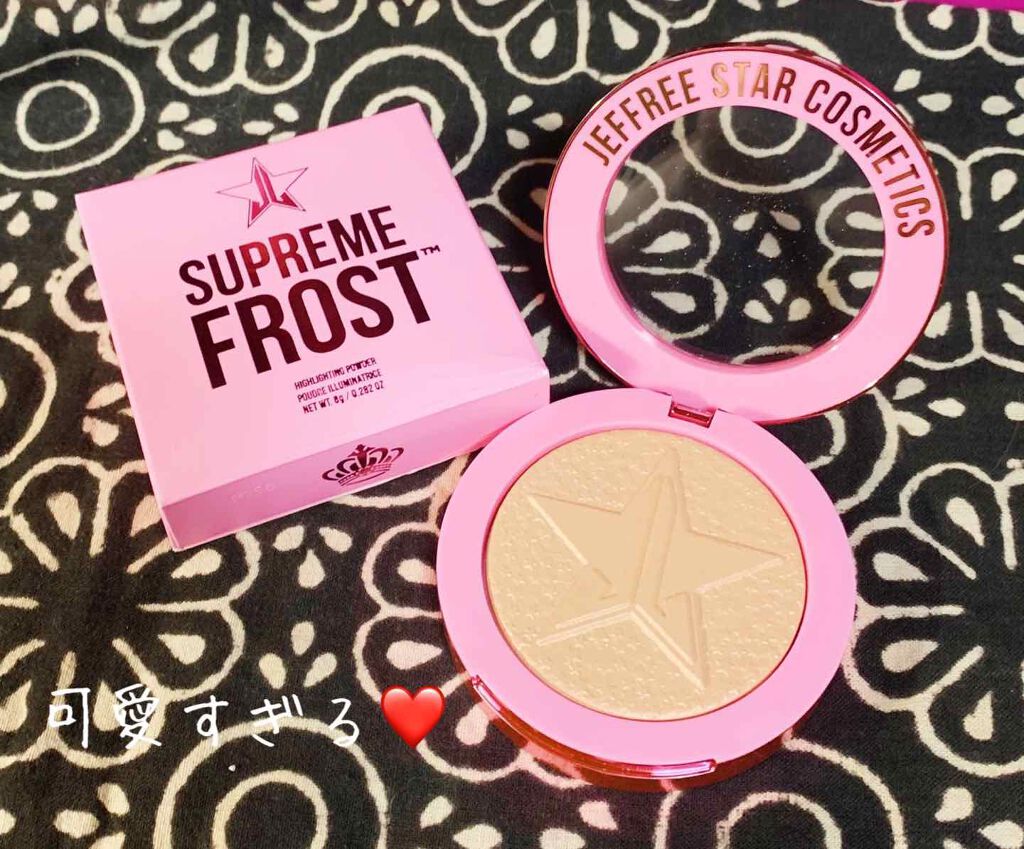 Jeffree star supreme frost/Jeffree Star Cosmetics/パウダーハイライトを使ったクチコミ（2枚目）