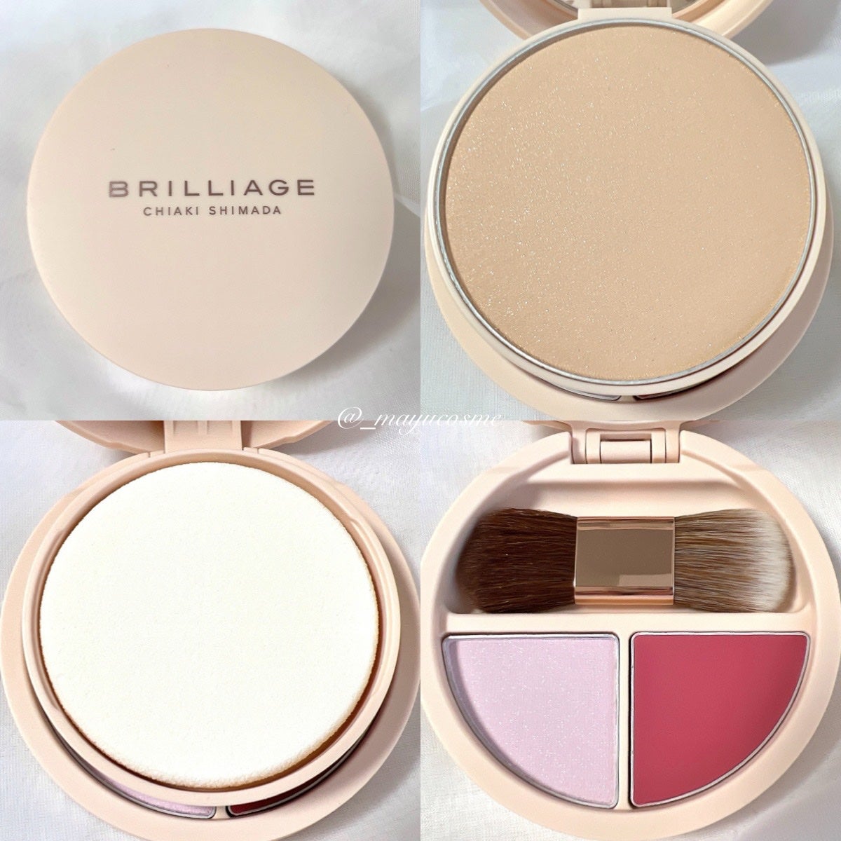 パウダリーファンデーション オーセンティックウーマン ダズリング スキン/ブリリアージュ/パウダーファンデーションを使ったクチコミ(2枚目)