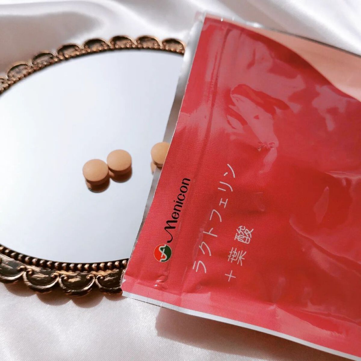 ルナリズム ラクトフェリン＋葉酸/メニコン/美容サプリメントを使ったクチコミ（2枚目）