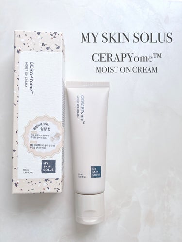 CERAPYome Moist On Cream/my skin solus/フェイスクリームを使ったクチコミ（2枚目）