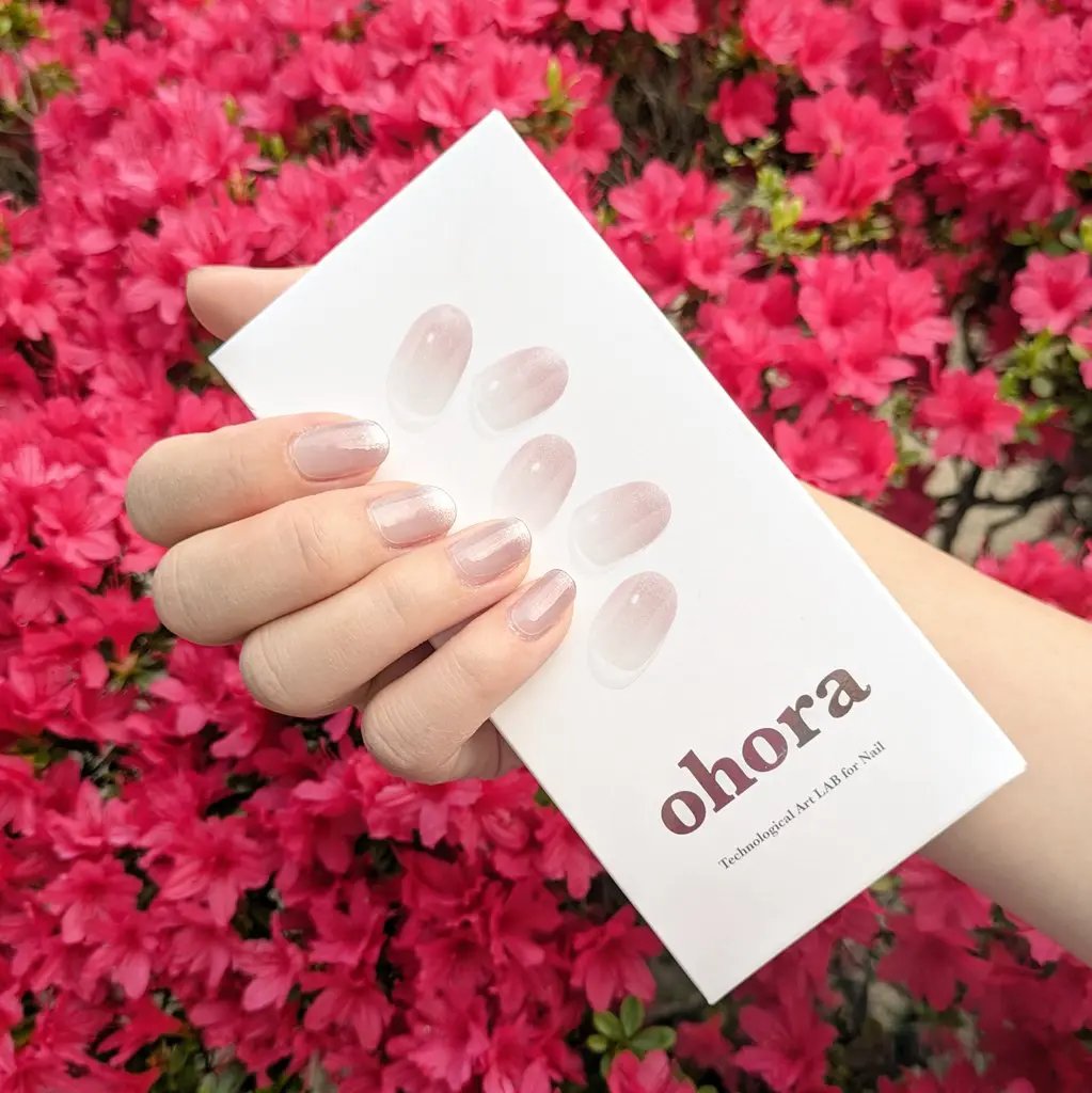 セミキュアジェルネイル（ハンド） ND-435 N  Glossiest/ohora/ネイルシールを使ったクチコミ（2枚目）