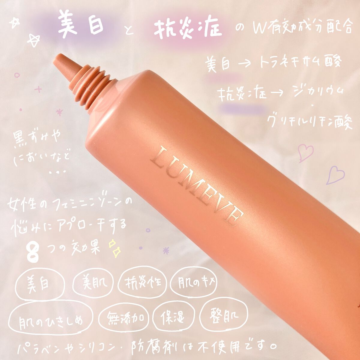 LUMEVEホワイトニングゲルクリーム/LUMEVE/デリケートゾーンケアを使ったクチコミ(2枚目)