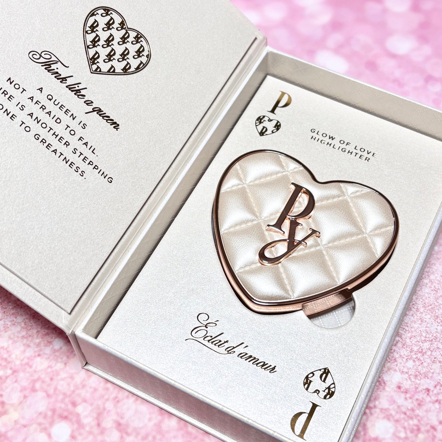 グロウオブラブハイライター/Peony/パウダーハイライトを使ったクチコミ(2枚目)