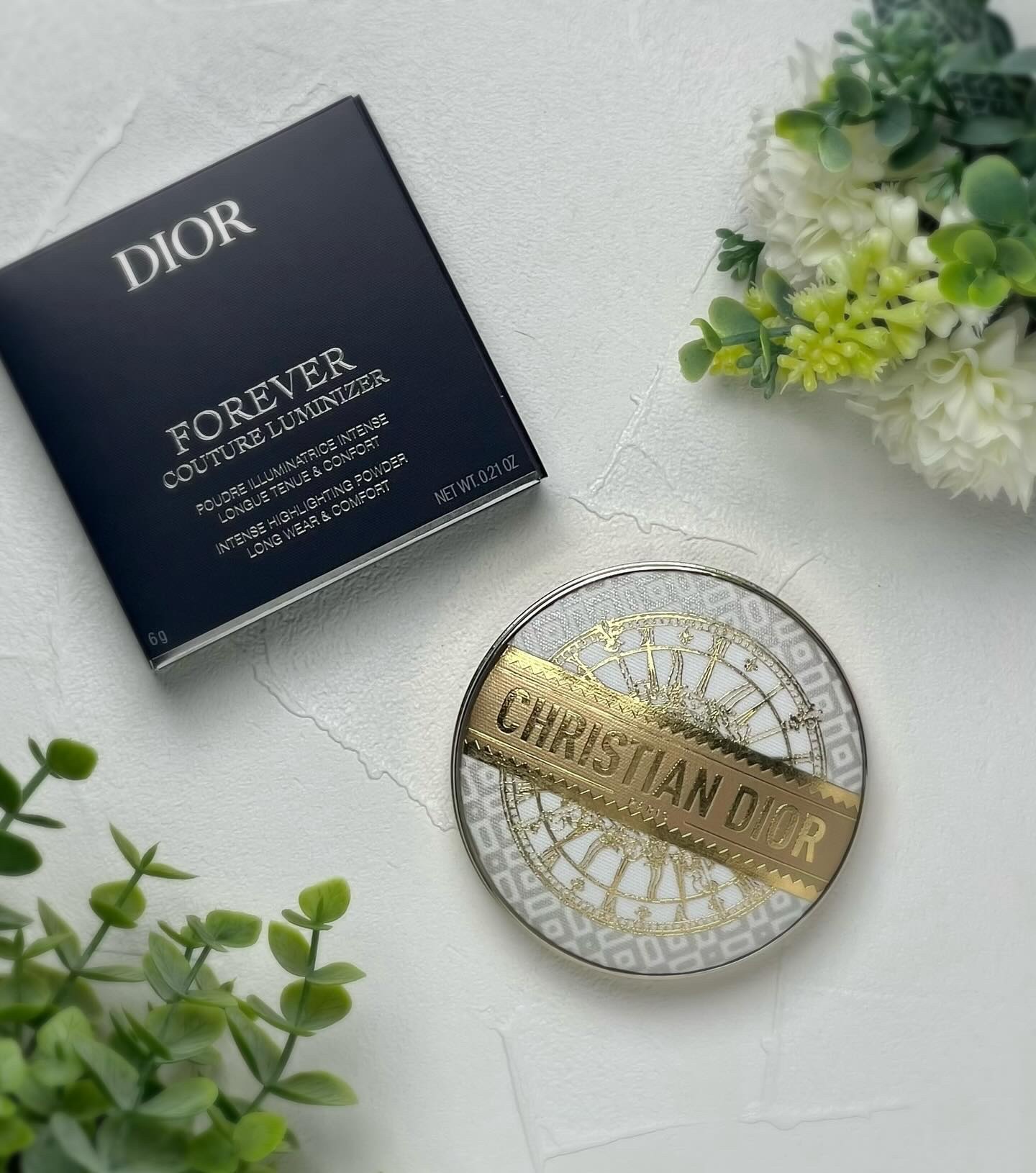 ディオールスキン フォーエヴァー クチュール ルミナイザー（クリスマス コレクション 2024 限定品）/Dior/プレストパウダーを使ったクチコミ（2枚目）