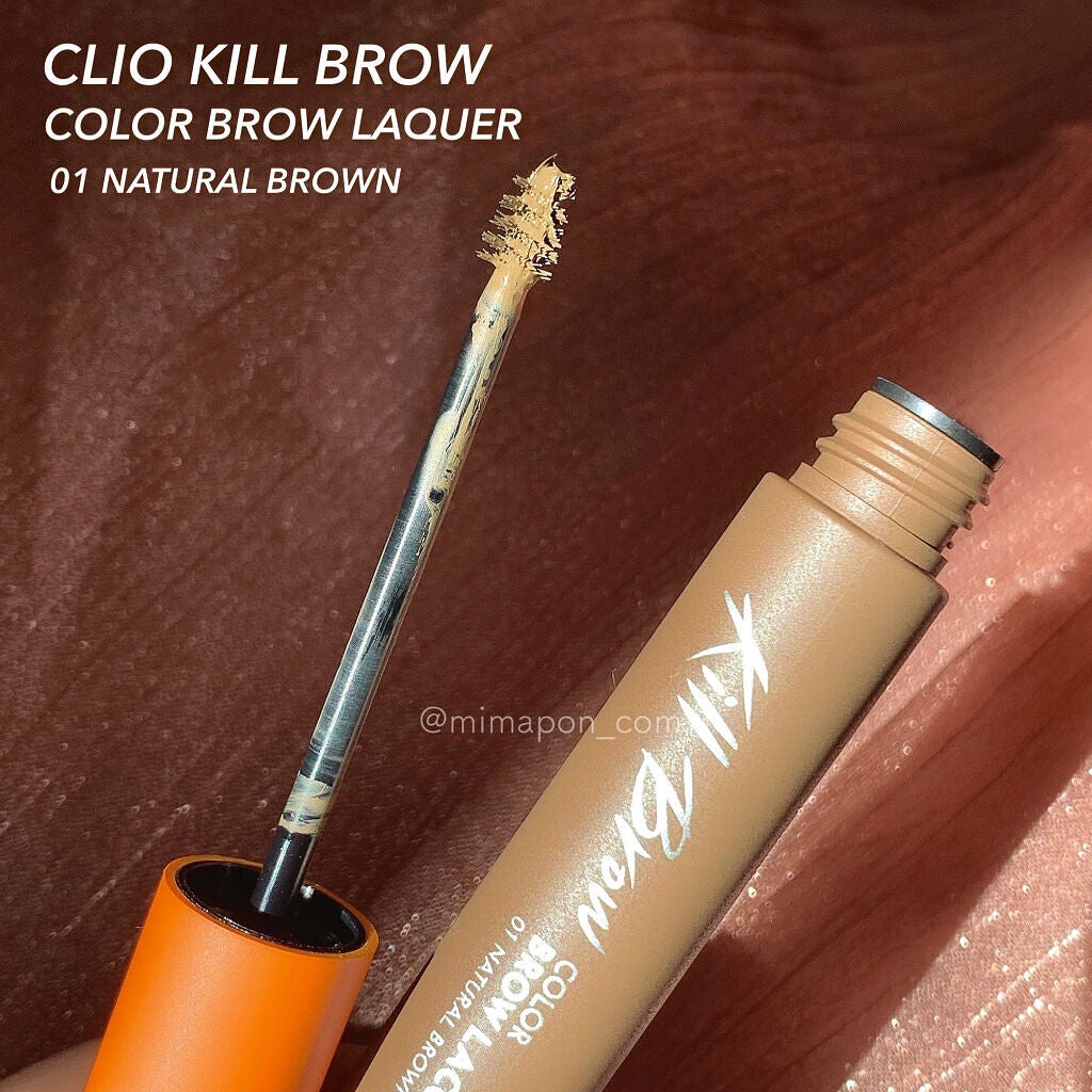 キル ブロウ カラー ブロウ ラッカー/CLIO/眉マスカラを使ったクチコミ(4枚目)