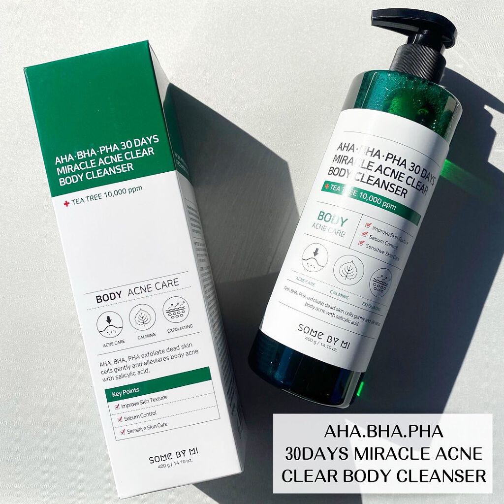 AHA·BHA·PHA 30デイズミラクルアクネボディクレンザー/SOME BY MI/ボディソープを使ったクチコミ（1枚目）