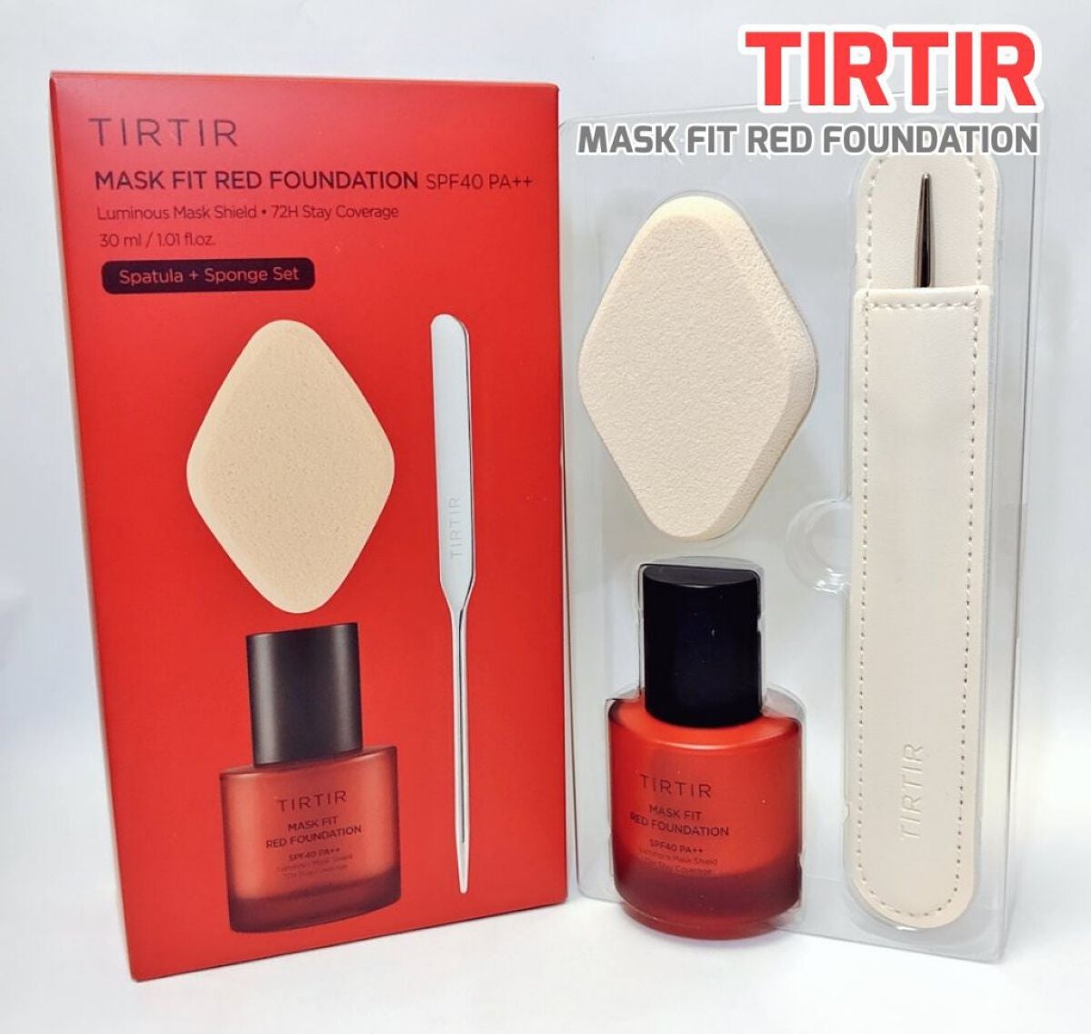 マスクフィットレッドファンデーション/TIRTIR(ティルティル)/リキッドファンデーションを使ったクチコミ(1枚目)