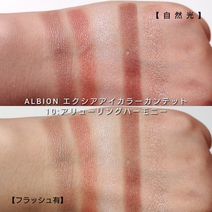 エクシア アイカラー カンテット/ALBION/アイシャドウパレットを使ったクチコミ(5枚目)