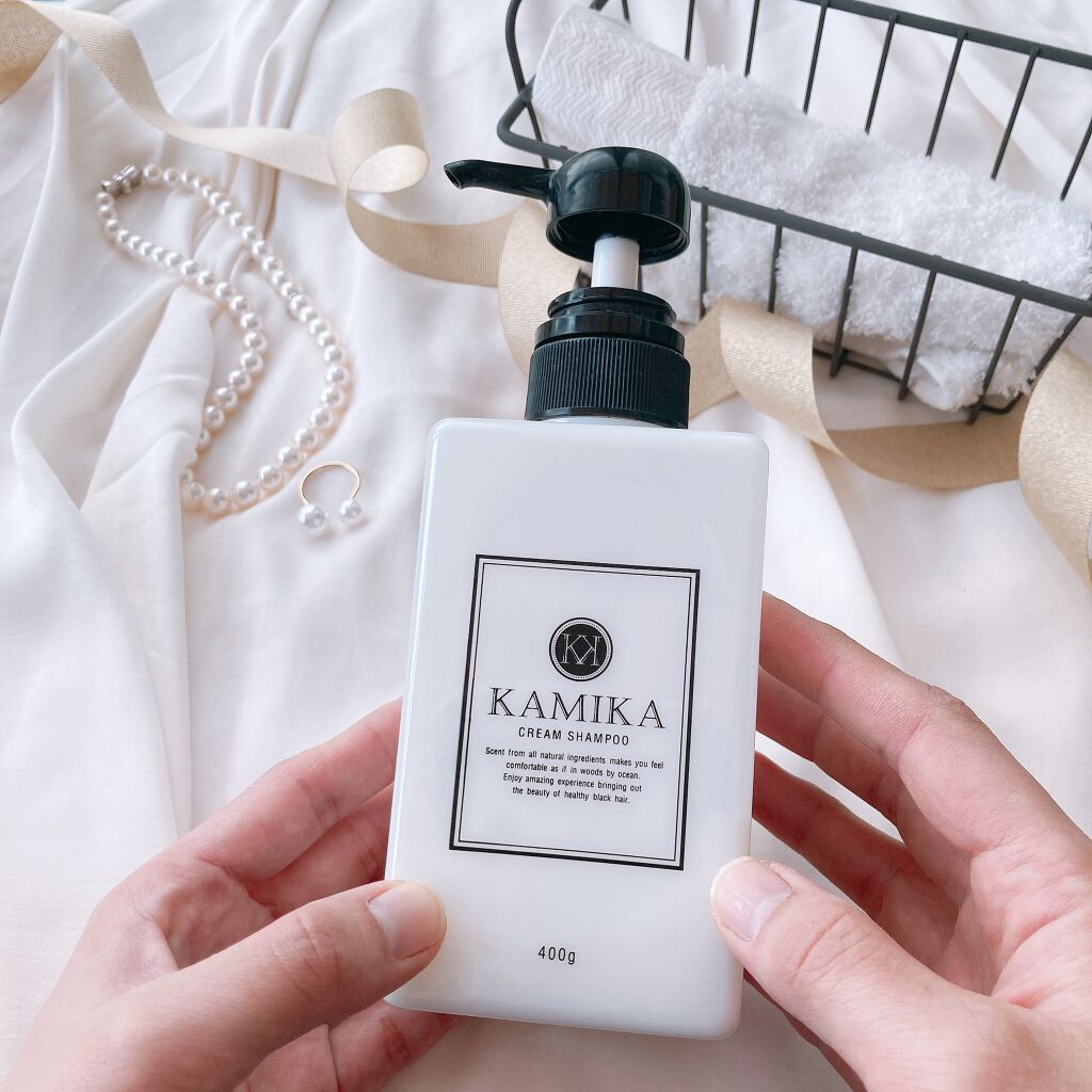 黒髪クリームシャンプー/KAMIKA/シャンプー・コンディショナーを使ったクチコミ（2枚目）