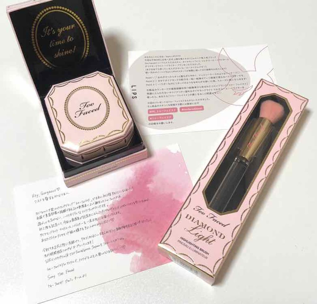 ダイヤモンドライト マルチユース ハイライター/Too Faced/パウダーハイライトを使ったクチコミ(2枚目)