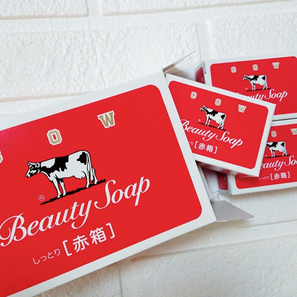 赤箱 (しっとり)/カウブランド/洗顔石鹸を使ったクチコミ（1枚目）