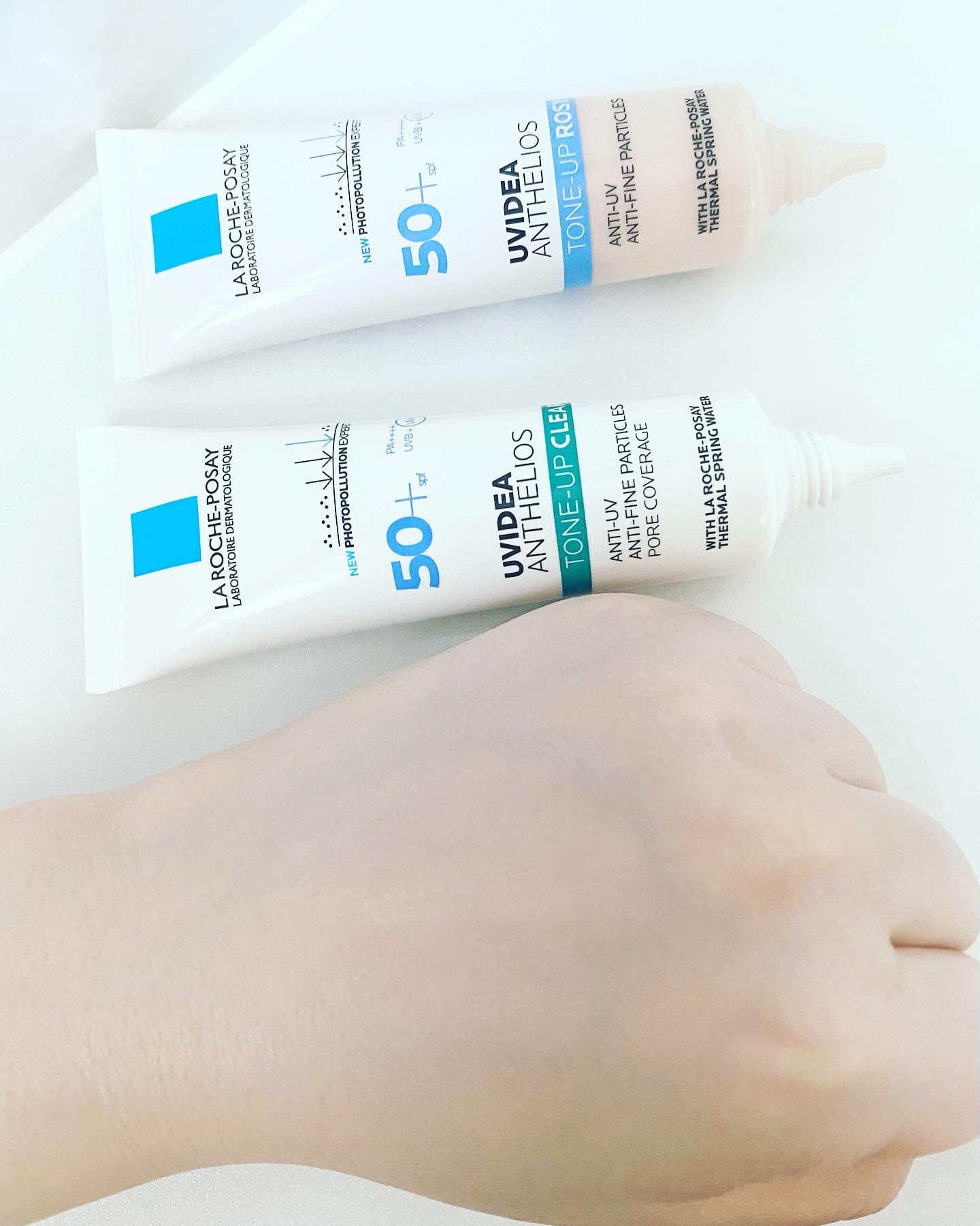UVイデア XL プロテクショントーンアップ ローズ/ラ ロッシュ ポゼ/日焼け止めクリームを使ったクチコミ（3枚目）