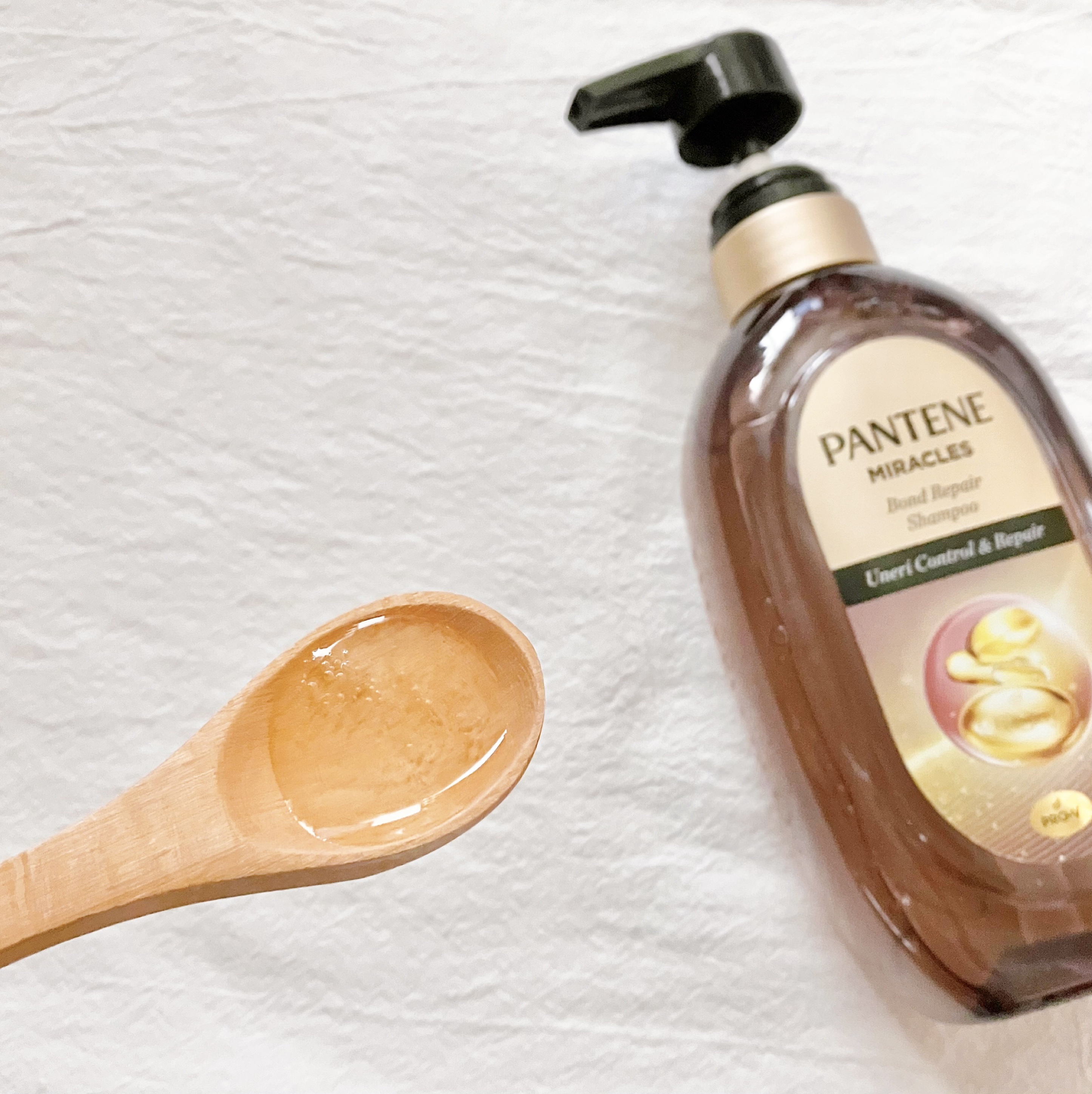 ミラクルズ うねりコントロール&リペア ボンドリペア シャンプー/トリートメント/パンテーン/市販シャンプーを使ったクチコミ（2枚目）