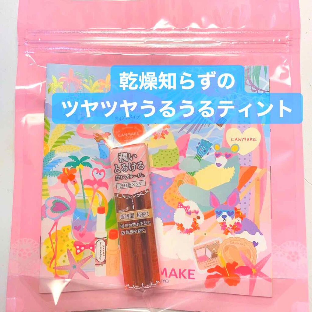 メルティールミナスルージュ（ティントタイプ）/キャンメイク/リップティントを使ったクチコミ（1枚目）