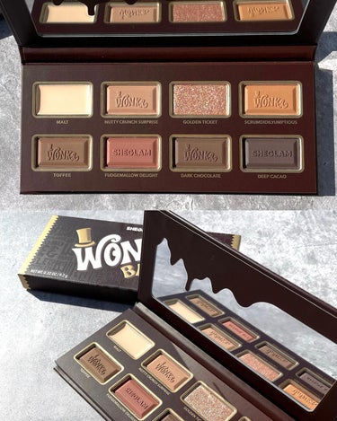 WONKA BAR EYESHADOW PALETTE/SHEGLAM/アイシャドウパレットを使ったクチコミ（4枚目）