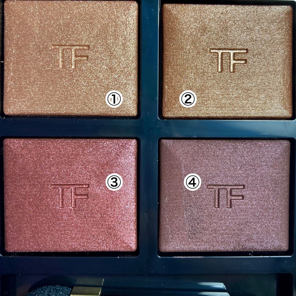 アイ カラー クォード/TOM FORD BEAUTY/アイシャドウパレットを使ったクチコミ(2枚目)