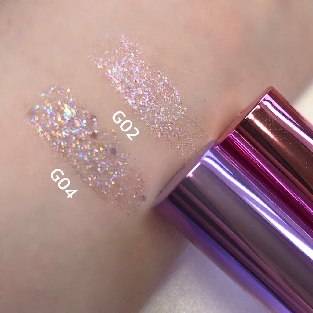 パールブリーアイグリッター/BLACK ROUGE/グリッターを使ったクチコミ（2枚目）