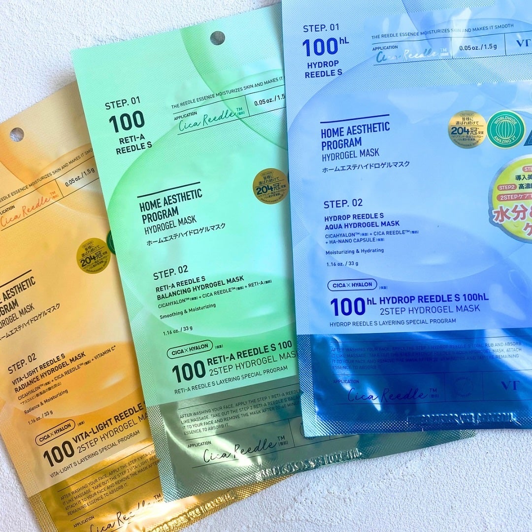 nachi(ᐢ..ᐢ)フォロバ。❀ on LIPS 「..貼ったまま寝れる!?ぷるぷるゲルマスク🪼🤍.VTのリードル..」(2枚目)