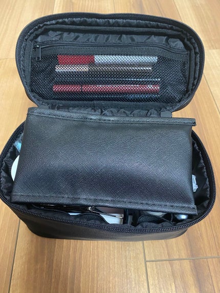 ナイロン手付ポーチ/無印良品/化粧ポーチを使ったクチコミ(3枚目)